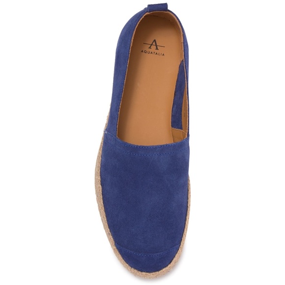 Aquatalia Eduardo Suede Weatherproof Espadrille - Picture 4 of 5
